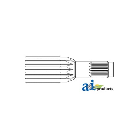 A & I Products Pinion Shaft 4.5" x4" x14" A-R112836
